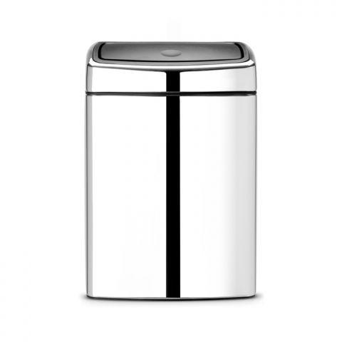 Відро для сміття Brabantia Touch Bin 10 л Brilliant Steel (477201)