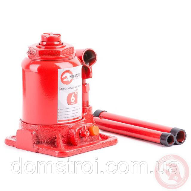 Домкрат "стовпчик" двоштоковий 6 т INTERTOOL GT0033