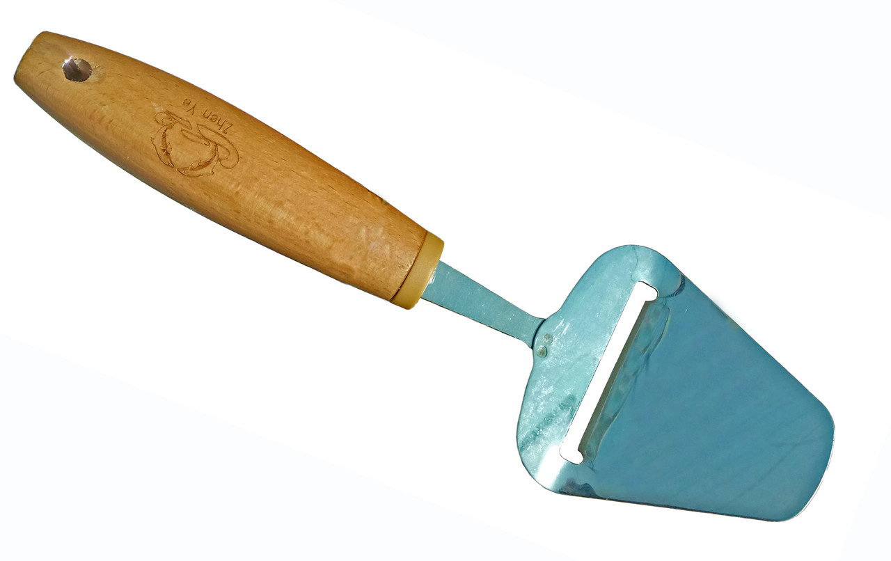 Ніж для сиру, лопатка - ніж для сиру 230х50 мм з дерев'яною ручкою