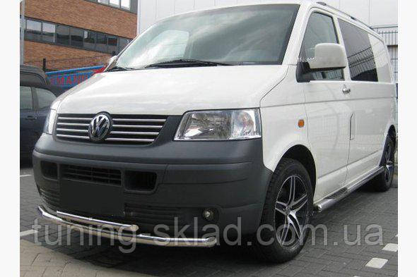 Нижня подвійна губа Volkswagen T5 Transporter 2003-2010 (Фольцваген Транспортер)