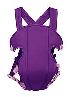 Слинг-рюкзак для переноски ребенка Baby Carriers EN71-2 Фиолетовый