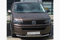 Нижняя двойная губа Volkswagen T5 рестайлинг 2010-2015 (Фольцваген T5)