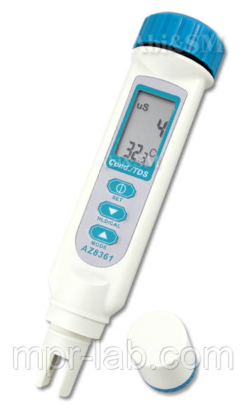 Комбінований EC/TDS AZ-8361, 0-1999 µS, 0-1999 ppm, ±1%. AZ Instrument