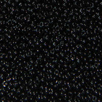 Бісер Ярна Корея розмір 10/0 колір 049 чорний непрозорий 50г