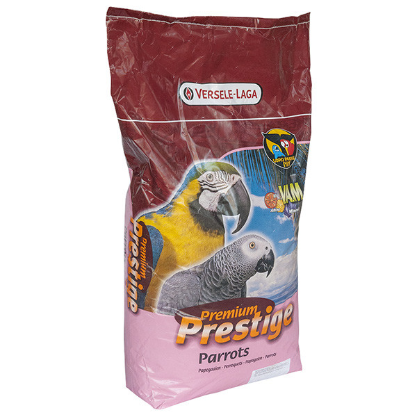Корм Versele-Laga Prestige Premium Parrots зернова суміш для великих папуг 15 кг