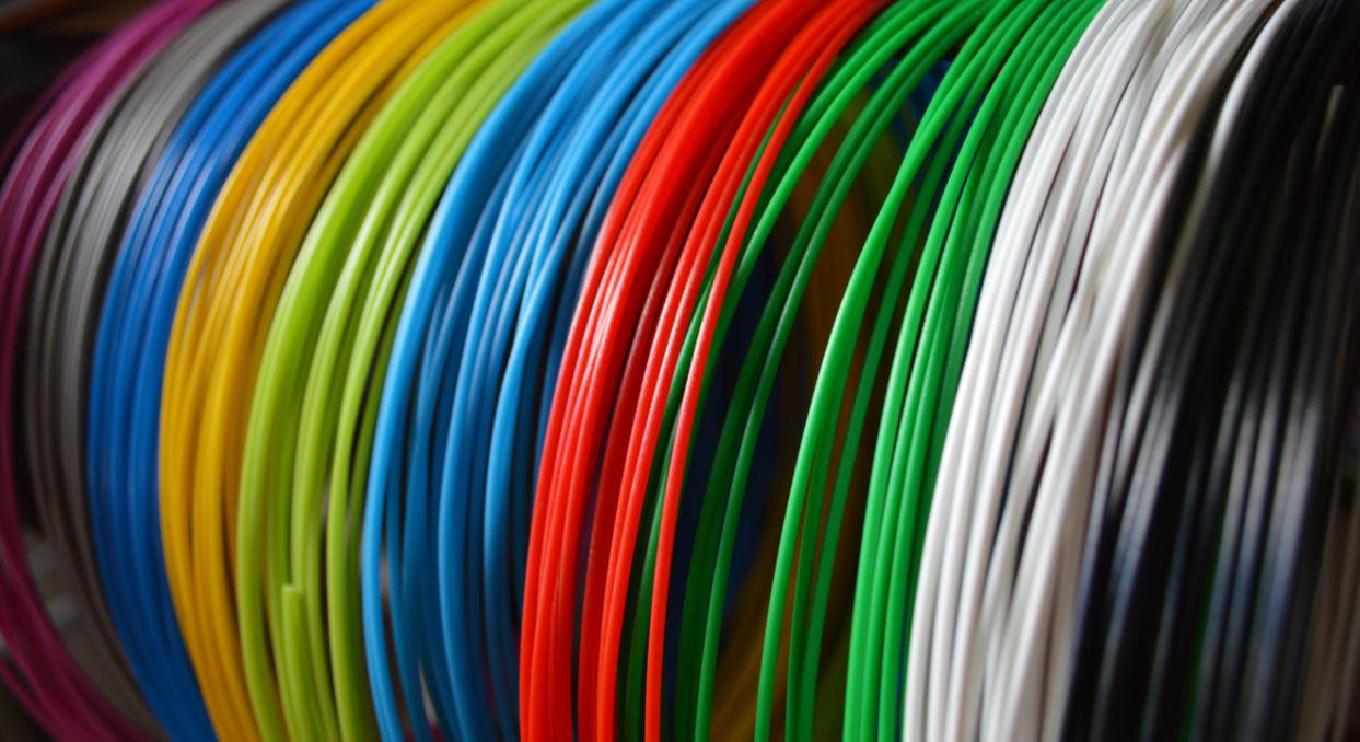 Набор PLA пластика 10 цветов по 10м для 3Д ручек (ПЛА пластик, нить) - фото 1 - id-p760901200