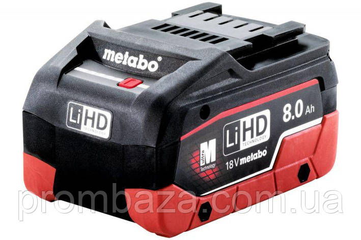 Акумуляторна батарея Metabo LiHD 18 V, 8.0 А·год, фото 1