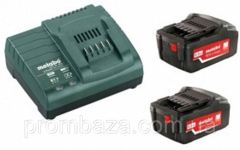 Базовий комплект Metabo 4 А·год, 18 В 2 акб