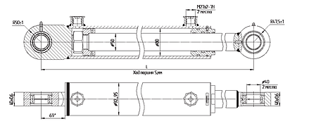 Ремонт гідроциліндра МС80/50х630-3.11(930), фото 3
