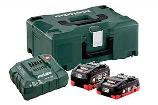 Базовий комплект Metabo LiHD 1x4.0 А·год + 1x5.5 А·год + MetaLoc