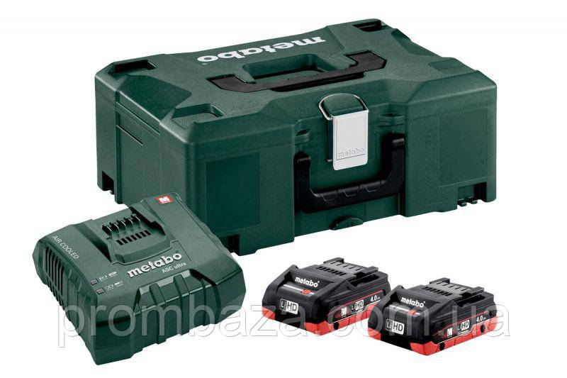 Базовий комплект Metabo LiHD 2x4.0 А·год + 1x ASC Ultra + MetaLoc