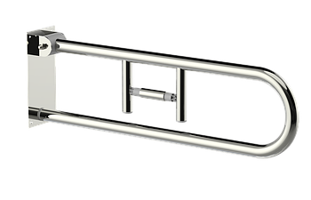Відкидний поручень із тримачем туалетного паперу
