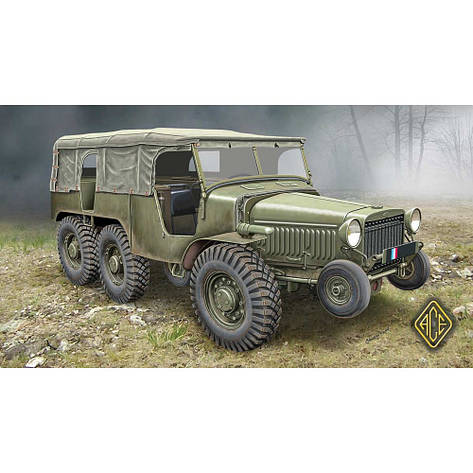 ФРАНЦУЗЬКИЙ АРТИЛЕРІЙСЬКИЙ ТЯГАЧ (6X6) W15T. 1/72 ACE 72536, фото 1