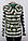Піджак-вітровка жіноча "Клітка" чорно-жовтий, фото 2