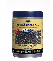 Деліпаста Лакриця. Delilpaste Liquorice . Fabbri 1905, Італія, 100 г