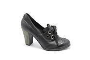 Жіночі туфлі Melisse 204-54-00 чорні на підборах, фото 3