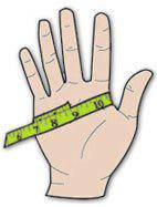 Розміри рукавичок