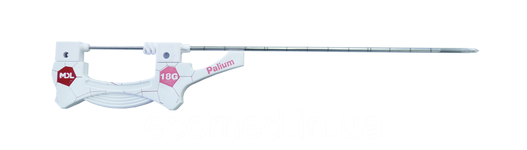 Голка 18G x 250 мм для біопсії м’яких тканин, сумісна з біопсійними системами Palium та MAGNUM BARD, фото 1