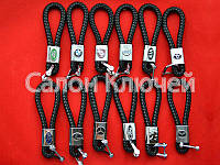 Шкіряні Брелки для авто ключів Карабін