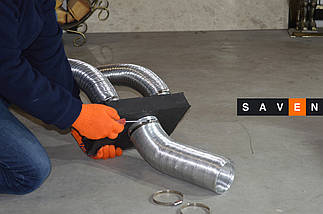 Комплект системи подачі повітря ззовні для топок KAWMET до моделі W17 (12,3 kW/16,1 kW), фото 4