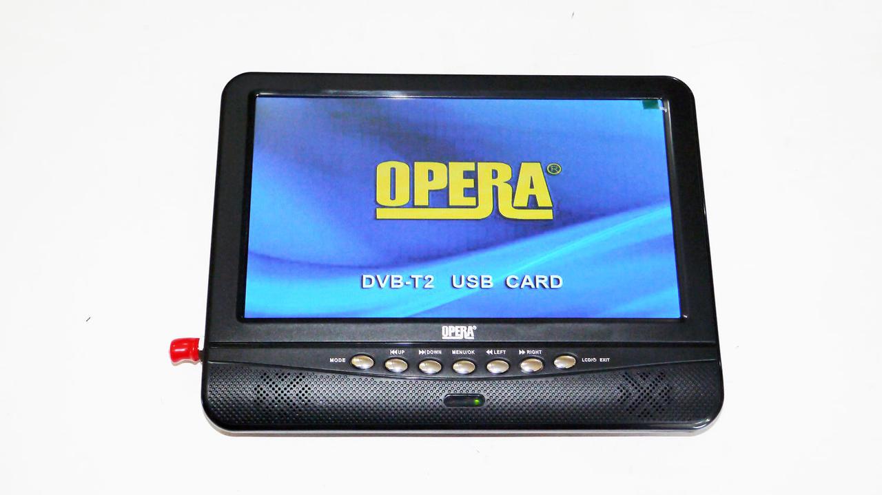 9,5" TV Opera 901 Портативный телевизор с Т2 USB SD - фото 1 - id-p761196186