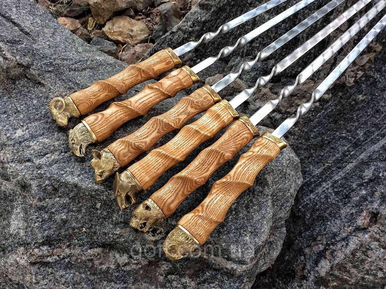 Набір шампурів "Бараній Рог"		