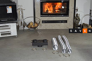 Комплект системи подачі повітря ззовні для топок KAWMET до моделі W17 (12,3 kW/16,1 kW), фото 2