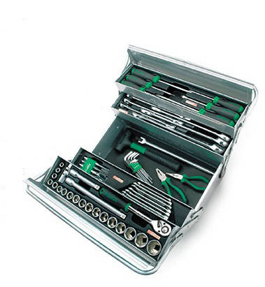 Ящик з інструментом (5 секцій) 63ед. Toptul GCAZ0039, фото 1