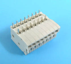 ETB63080H200 Клемник 8 контактів на плату, затискний, гориз., 50В 3А крок 2.54х5.08 мм