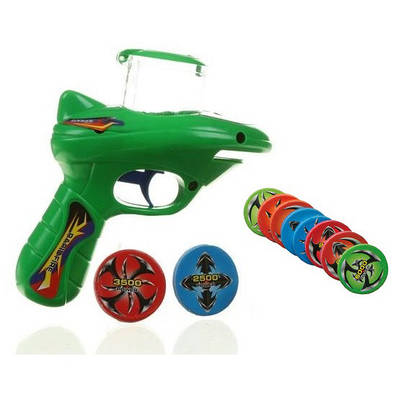 Пістолети на пистонах, що стріляють гумками, дисками, присосками, водяними кульками...