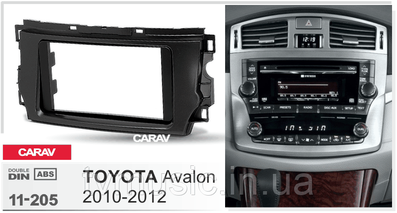 Перехідна рамка CARAV 11-205 2 DIN (Toyota Avalon)