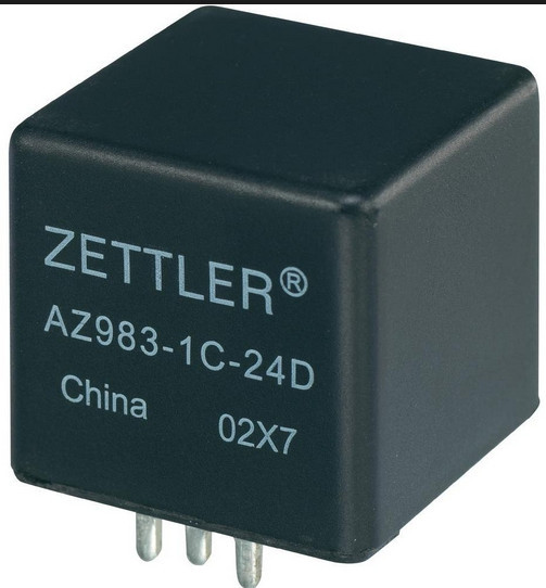 Автомобільне реле AZ983 24 VDC 80А (пост.), фото 1