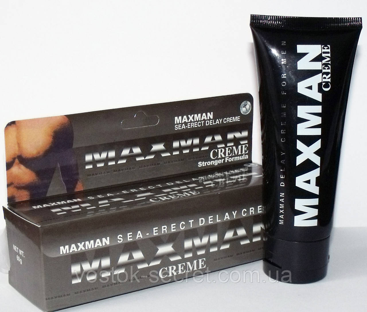 MaxMan Creme крем для продовження статевого акту, 60 мг.