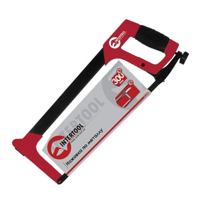 Ножовка по металу 300мм, алюмінієва рукоятка Intertool HT-3304