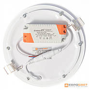 Світильник точковий врізний ЕВРОСВЕТ 12Вт коло LED-R-170-12 4200К - 6400К, фото 4