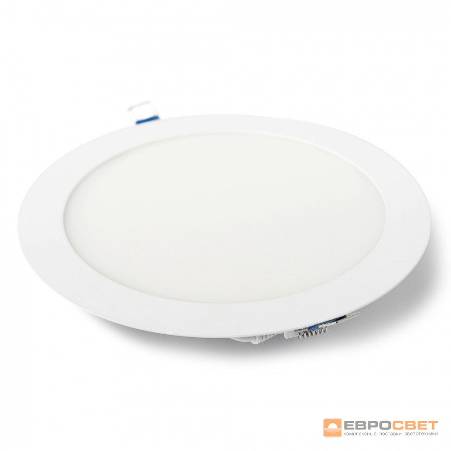 Світильник точковий врізний ЕВРОСВЕТ 18Вт коло LED-R-225-18 4200К - 6400К