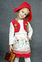 Дитячий Карнавальний костюм Червона шапочка
