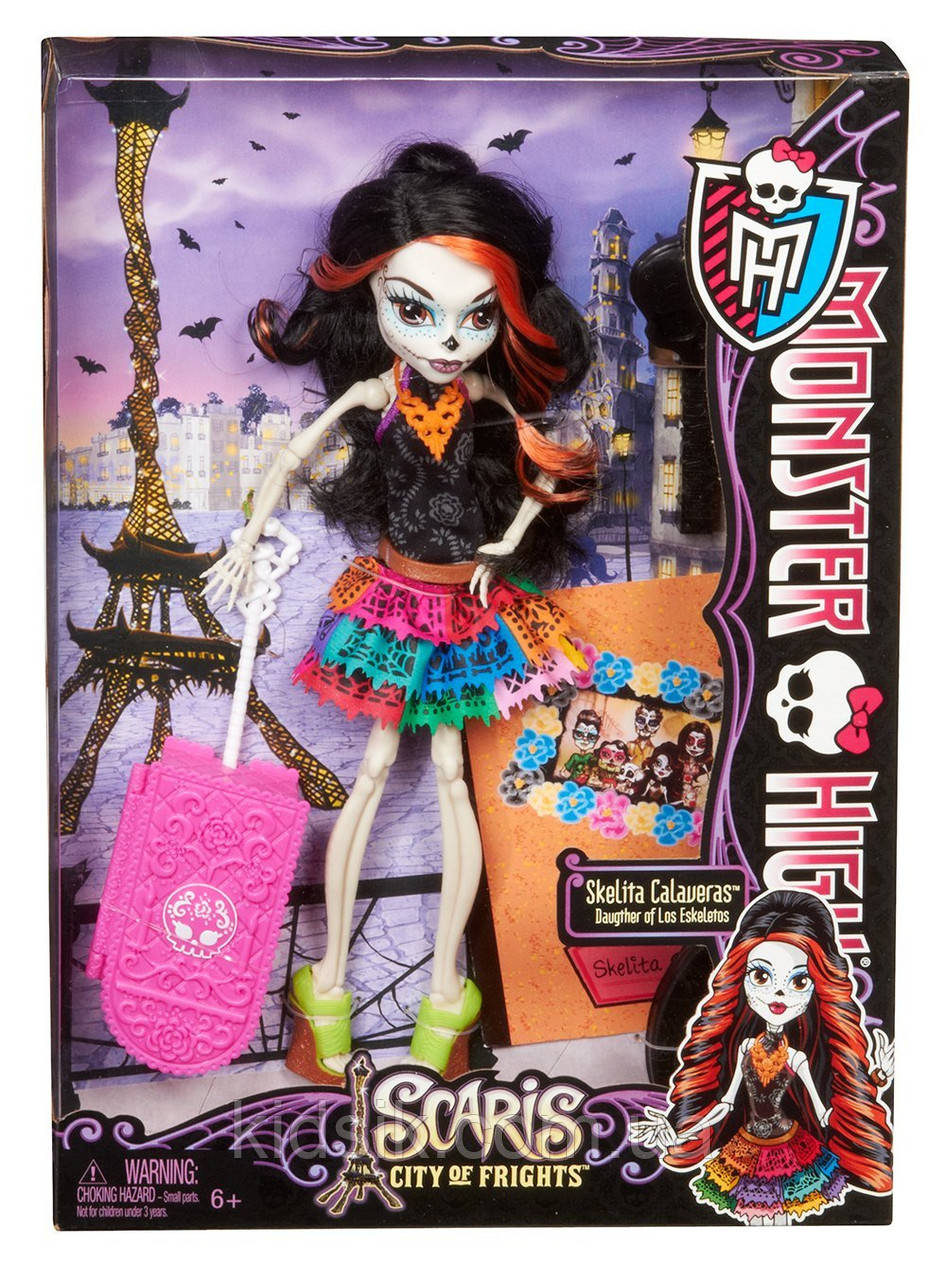 Лялька Монстр Хай Skelita Calaveras Scaris Скелита в Парижі (Скариж) Monster High