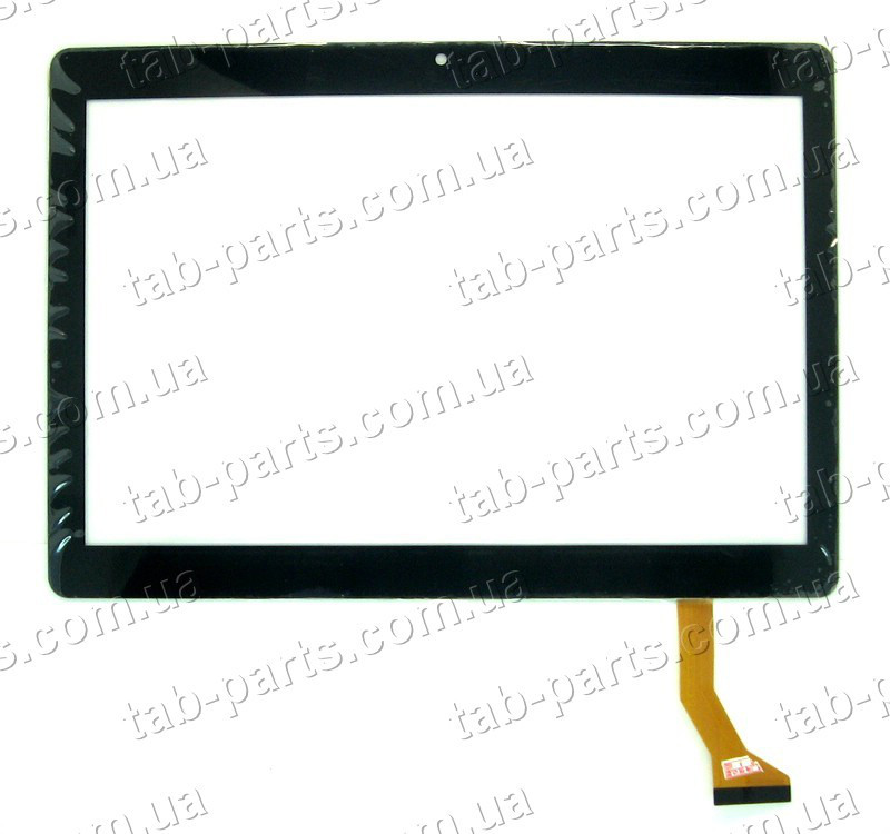 Yuntab K107 чорний сенсор (тачскрин)