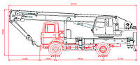 Автокран 20 тонн - КС-45729-3-02