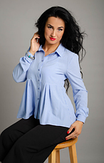 Класична жіноча сорочка "Каріна" розміри 42,44,46, фото 2
