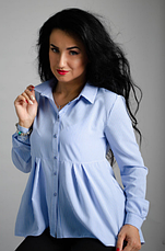 Класична жіноча сорочка "Каріна" розміри 42,44,46, фото 3