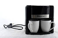 Крапельна кавоварка Domotec MS 0708 з двома порцеляновими чашками в комплекті