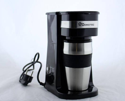 Крапельна кавоварка Domotec з термосклянком MS 0709 220V для приготування кави та чаю, фото 2