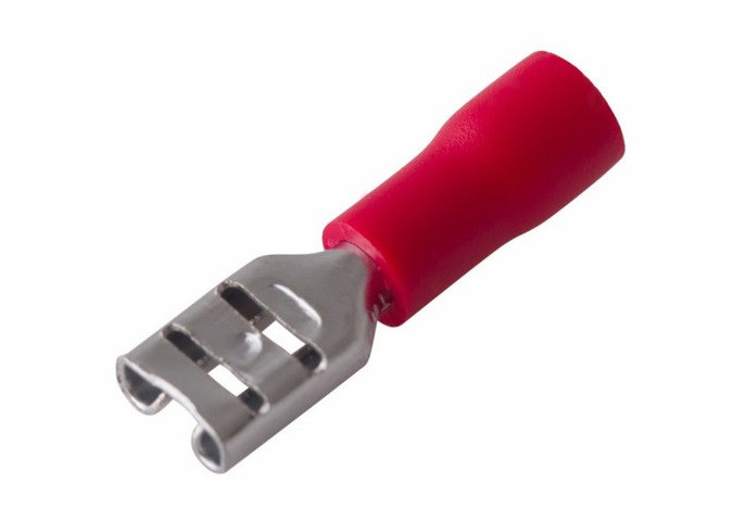 TAI3-1.25 F Розетка ніж. авто шириною 2.8 мм на провід 0.5-1.0 мм2, ізольована за 100 шт, фото 1