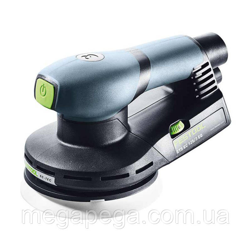 Ексцентрикова шліфувальна машинка FESTOOL ETS EC 125/3 EQ (блакитна), фото 1