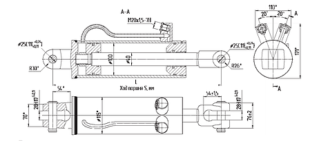 Ремонт гідроциліндра МС100/40х400-3.44.1(715), фото 3