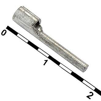 PIN-1.25 Клема тип «I» 1.9 мм, дріт 0.5-1.0 мм2 неизолированная, фото 1