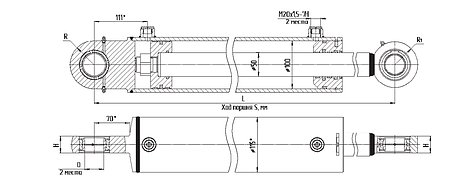 Ремонт гідроциліндра МС100/50х200-4.11(490), фото 3