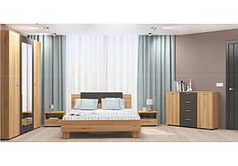 Спальня комплект з ДСП/МДФ Fiona(Фіона) (базовий комплект) Matroluxe